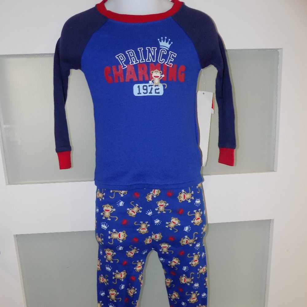 Sleepwear Prince Charming 2 pc Pajama Set Size 24 Months Boy's NEW